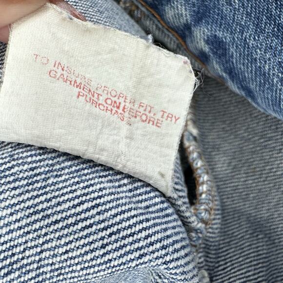 Vintage 70s Levi’s Jacket 70506 0216 Blue Denim Trucker Size 42 Made In Canada - Picture 9 of 12